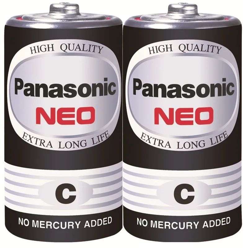 Panasonic ถ่านไฟฉาย ขนาด C รุ่น NEO R14NT/2SL (แพ็ค 2 ก้อน)