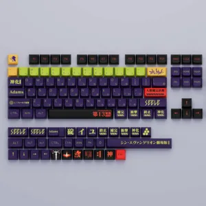 ชุดปุ่มกดคีย์บอร์ด EVA 13 Keycap คีย์ PBT XDA Cherry Profile สําหรับคีย์บอร์ด Mechanical
