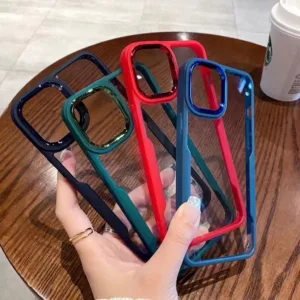 (พร้อมส่งจากไทย) เคส Samsung เคสขอบสีหลังใส (HH) A03 A12 A13(4g) A13(5g) A22(5g) A23 M23 A33 A52 A53(5g) A73(5g) S20FE