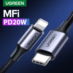 Ugreen for iP to USB C Charging Data Cable MFi สายชาร์จใช้สำหรับไอโฟน