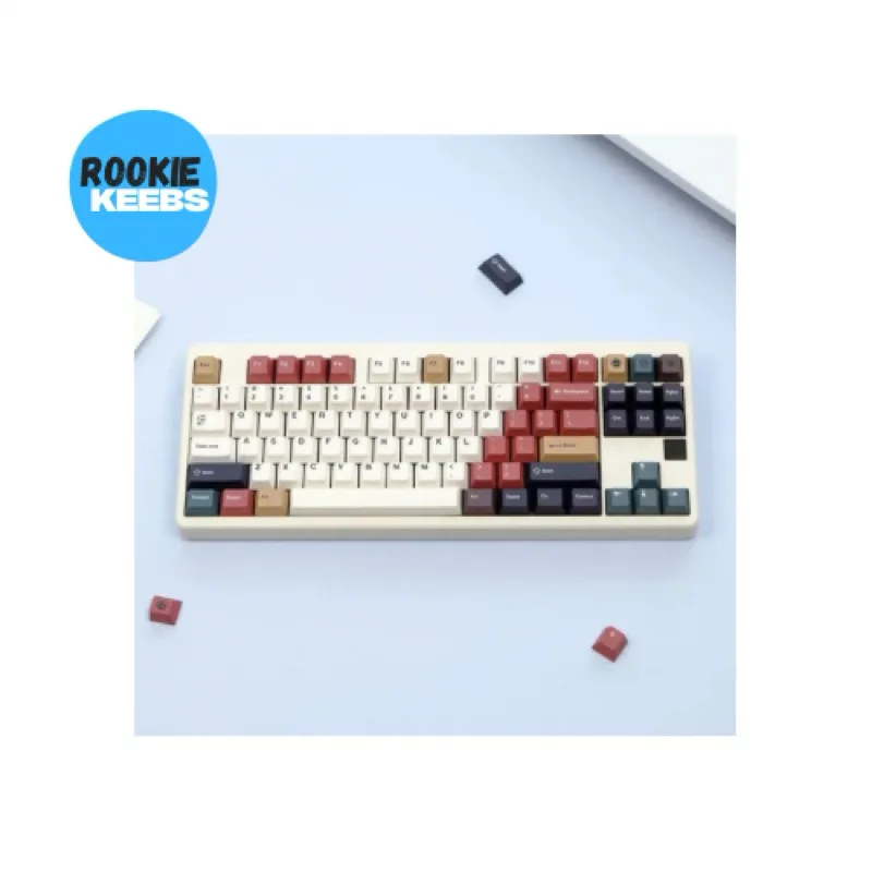 (พร้อมส่งจากไทย)Retro Mixed Light Clone PBT Cherry Profile Keycap