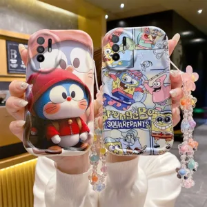 เคส OPPO RENO 6Z RENO 6 5G อนิเมะ กรณีโทรศัพท์มือถือ + วิจิตรบรรจง สร้อยข้อมือ TY