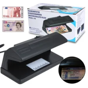 เครื่องตรวจธนบัตรปลอม ลอตเตอรี่ปลอม ตรวจลายเซ็น ใช้ถ่านAAหรือ​เสียบ​ไฟ​ตรง​รุ่น​318
