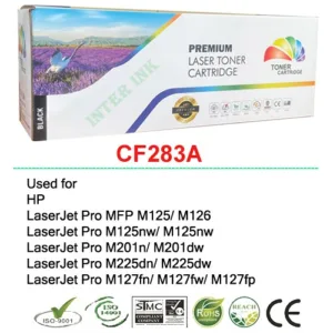 หมึกพิมพ์ M125 / M125A / M126 / M127fn / M127fw / M127fp (CF283A) สีดำ Color Box