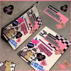 24ชั่วโมง  เคสไอแพด Gen9 Air5 Air4 Cute Cat gen10 gen8 MINI7 Case iPad ที่ใส่ปากก Air6 Pro11 2024