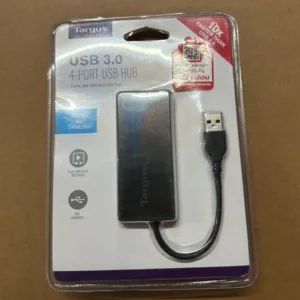 clearance (มีตำหนิที่กล่อง ของใหม่ประกันเต็ม) USB HUB 3.0 4-Port Targus [ACH154AP]