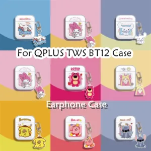【3Cideas】นําไปใช้กับ QPLUS TWS BT12 เคส Case เคสหูฟัง ลายการ์ตูนโปร่งใส ซิลิโคนนุ่ม เคส เคสหูฟัง