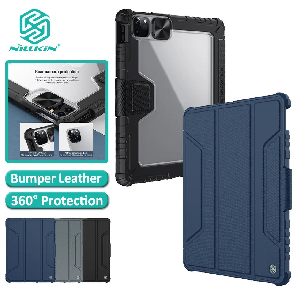 008 เคส Nillkin ใส่ปากกา เคส สำหรับ iPad Air6 11 2024 Pro11 M4 Gen10 /Gen7 10.2/Gen8 Gen9 10.2/Air3 10.5/AIR4 10.9/AIR5