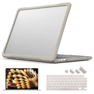 กันกระแทก Anti-Scratch Anti-Fingerprint Ultimate สําหรับ MacBook M4 Air Pro 13 14 15 16 A3112 A3403 A3113 A3114 A2918 A2992 A3401 A2681 Matte คาร์บอนไฟเบอร์ขอบฝาครอบ