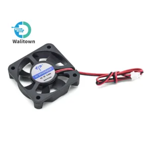 Dc5015 พัดลมระบายความร้อน DC แบริ่งน้ํามัน สองสาย 5 ซม. 5V 12V 24V 0.15A สําหรับรถยนต์