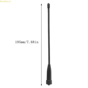 Doublebuy เสาอากาศวิทยุสื่อสาร SMA-F UHF VHF แบบคู่ สําหรับวิทยุสื่อสาร