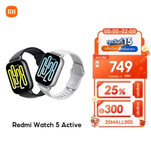 [ขายดี] Xiaomi Redmi Watch 5 / 3 Active หน้าจอ LCD ขนาด 2.0 นิ้ว แบตเตอรี่ใช้ได้นานถึง 18 วัน โทรผ่านบลูทูธได้