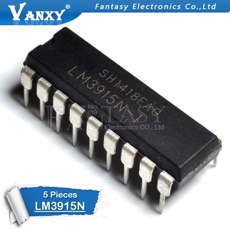 ไอซี LM3915N-1 DIP18 LM3915-1 DIP LM3915N LM3915 DIP-18 ใหม่ ของแท้ 5 ชิ้น