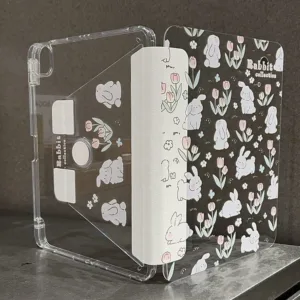 เคสไอแพด720° อะคริลิค หลังใส เคสหมุนไอแพด เคสไอแพดทึบ Pro11 12.9 เจน10 Gen7 gen8 gen9 Case for Air4 Air5 mini6