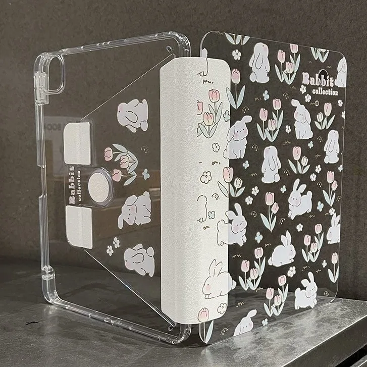 เคสไอแพด720° อะคริลิค หลังใส เคสหมุนไอแพด เคสไอแพดทึบ Pro11 12.9 เจน10 Gen7 gen8 gen9 Case for Air4 Air5 mini6