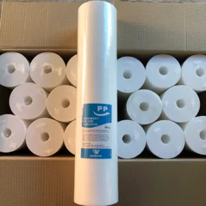 ไส้กรองน้ำ PP Big Blue ยาว 20 X 4.5 นิ้ว ความละเอียด 5M จำนวน 16 แท่ง ราคาคุ้มที่สุด