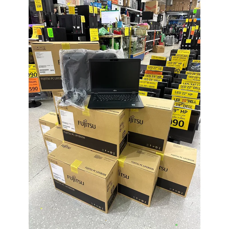 โน้ตบุ๊คใหม่ประกัน 1 ปี Notebook FUJITSU Lifebook 5410 Core i3-10110U 2.1GHz