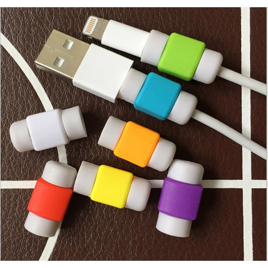 ตัวป้องกันสายเคเบิล ซิลิโคน ลายการ์ตูนน่ารัก / ตัวป้องกันสายชาร์จ USB ป้องกันการแตกหัก / เคสป้องกันสายข้อมูล