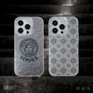แฟชั่นเคสโทรศัพท์ Versace สําหรับ iphone 15 14 Pro Max i14 plus 13 Pro Max i13 13pro i11 12Pro 12 Pro Max ฝาครอบป้องกัน