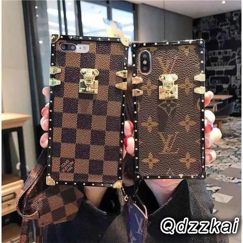 ปลอกoppo Realme C67 C55 C53 C35 C31 C21 C21Y C20 C11 2021 C17 C3 5i 6i 7i 8i 9i 5 6 7 8 9 Pro Plusกรณีแฟชั่นหรูหรายี่ห้อสแควร์ตาข่ายฝาครอบโทรศัพท์ด้วยเชือก