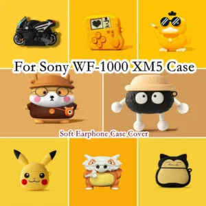 【Case Home】นําไปใช้กับ Sony WF-1000 XM5 เคส Case เคสหูฟัง การ์ตูนน่ารัก ซิลิโคนนุ่ม เคส เคสหูฟัง
