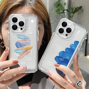เมฆเคสโทรศัพท์ For Iphone 16 11 12 14 13 Pro Max 7 8 Plus X Xs Max SE 2022 13ProMax 7plus 8plus 14Pro TPUเคสอ่อนอะคริลิค