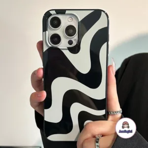 แฟชั่นretro Zebraรูปแบบเรียบเคสโทรศัพท์สําหรับIPhone 11 16 15 14 12 13 Pro Max XS XR 7 8Plusสกปรกทนนุ่มTPUโทรศัพท์ปกหลัง