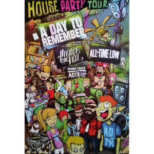 โปสเตอร์ A Day to Remember โปสเตอร์วงดนตรี ภาพวงดนตรี โปสเตอร์ติดผนัง โปสเตอร์สวยๆ poster