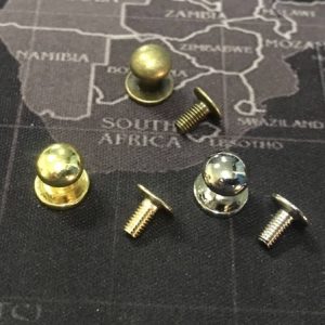 ปุ่มจับโลหะขนาดเล็ก 7 มม. พร้อมน๊อต สำหรับงาน DIY