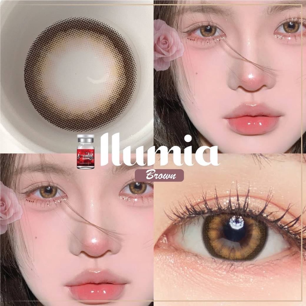คอนแทคเลนส์✨ขนาดบิ๊กอาย✨ llumia (Lovelylens)