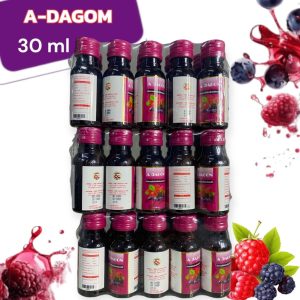 A-DAGON น้ำหวานเข้มข้นกลิ่นมิกซ์เบอร์รี่ 30ml. 10 ขวด……….M3-10