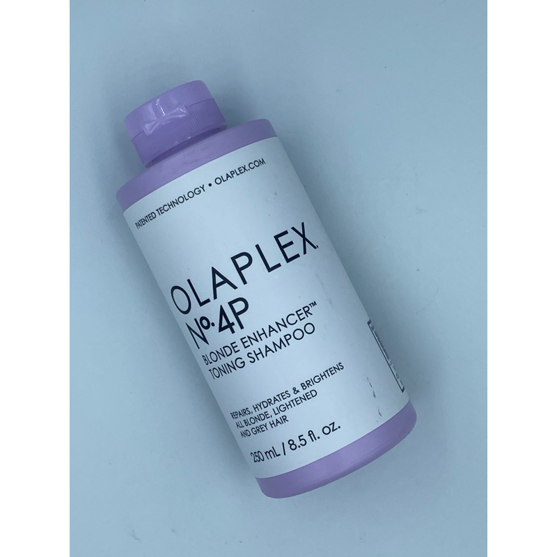 Olaplex No.4P Blonde Enhancer Toning Shampoo 250ml แชมพูม่วง anti-yellow สำหรับผมบลอน ผมโทนสีเทา