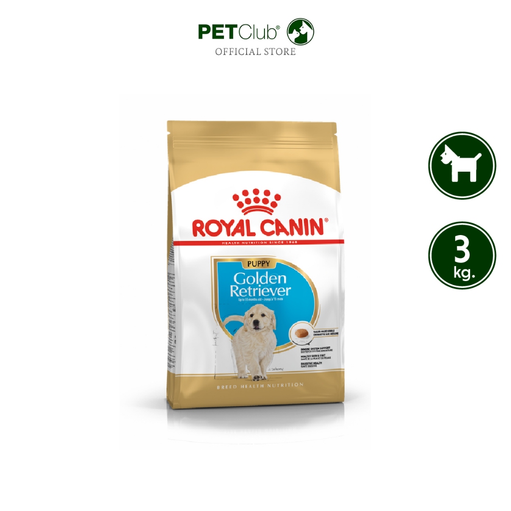 [PETClub] Royal Canin Golden Retriever Puppy – ลูกสุนัข พันธุ์โกลเด้น รีทรีฟเวอร์ [3kg.]