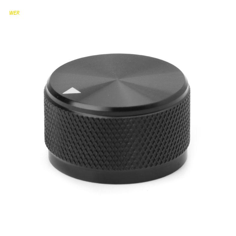 WER 30x17mm Potentiometer Knob Cap Volume Control Aluminum Encoder Multimedia Speakers Spare Parts For HIFI Audio Amplifier Musical Instruments
