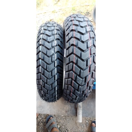 ยางเรเดียล เดี่ยว คู่ Tubeless 90/90 100/90 ขอบ 14 TL FUJIYAMA ลายกึ่งวิบาก M-Tracker ใส่ PCX125