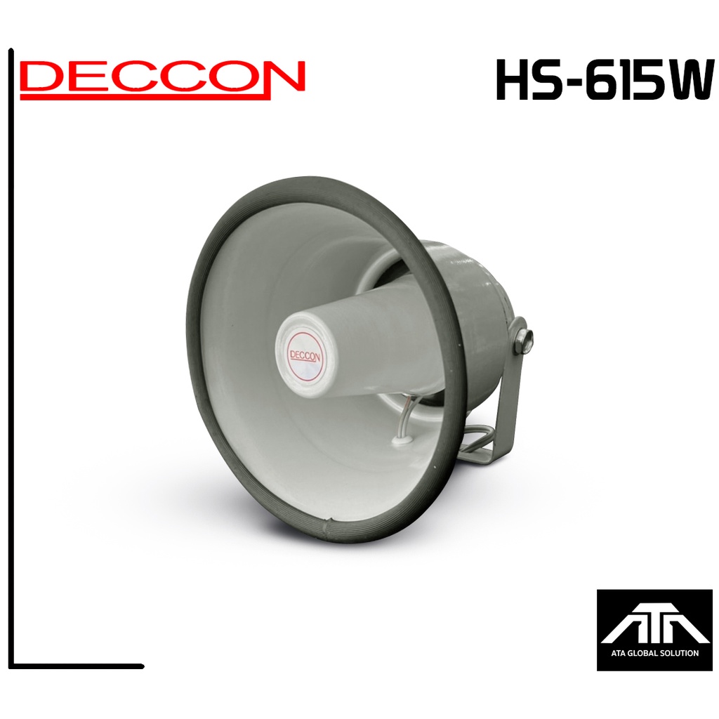 DECCON HS-615W ลำโพงฮอร์น ขนาด 6.5นิ้ว 50วัตต์ ใช้ต่อเข้ากับ เครื่องขยายเสียงขนาดเล็ก นิยมใช้เพื่อล่อนก ล่อแมลง