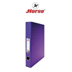 HORSE ตราม้าแฟ้ม 2 ห่วงปก 3 มิติ ตราม้า H-127 F/C  – หลากสี