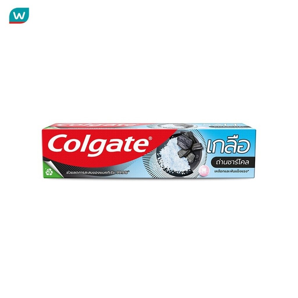 Colgate คอลเกต ยาสีฟัน เกลือ ถ่านชาร์โคล 150 กรัม