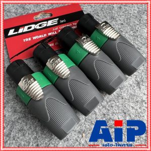 แพ็ค4ตัว Lidge YM-122A speakon สีเขียว สเปคคอน ตัวผู้ แจ็คสเปคคอน YM 122 A สเปคคอนตัวผู้ สเปคคอนตู้ลำโพง YM122 เอไอ-ไ…