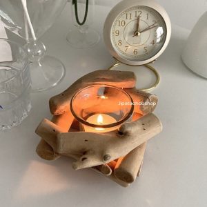 ( พร้อมส่ง ) JIPATACHOBSHOP   เชิงเทียน cozy เชิงเทียนไม้