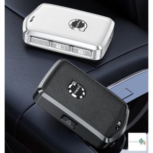 *สินค้าพร้อมส่ง* เคสกุญแจรถยนต์หนัง+อลูมิเนียม Volvo XC90 XC60 XC40 C40 V60 S90 S60 Recharge เคสกุญแจรีโมทรถยนต์วอลโว่
