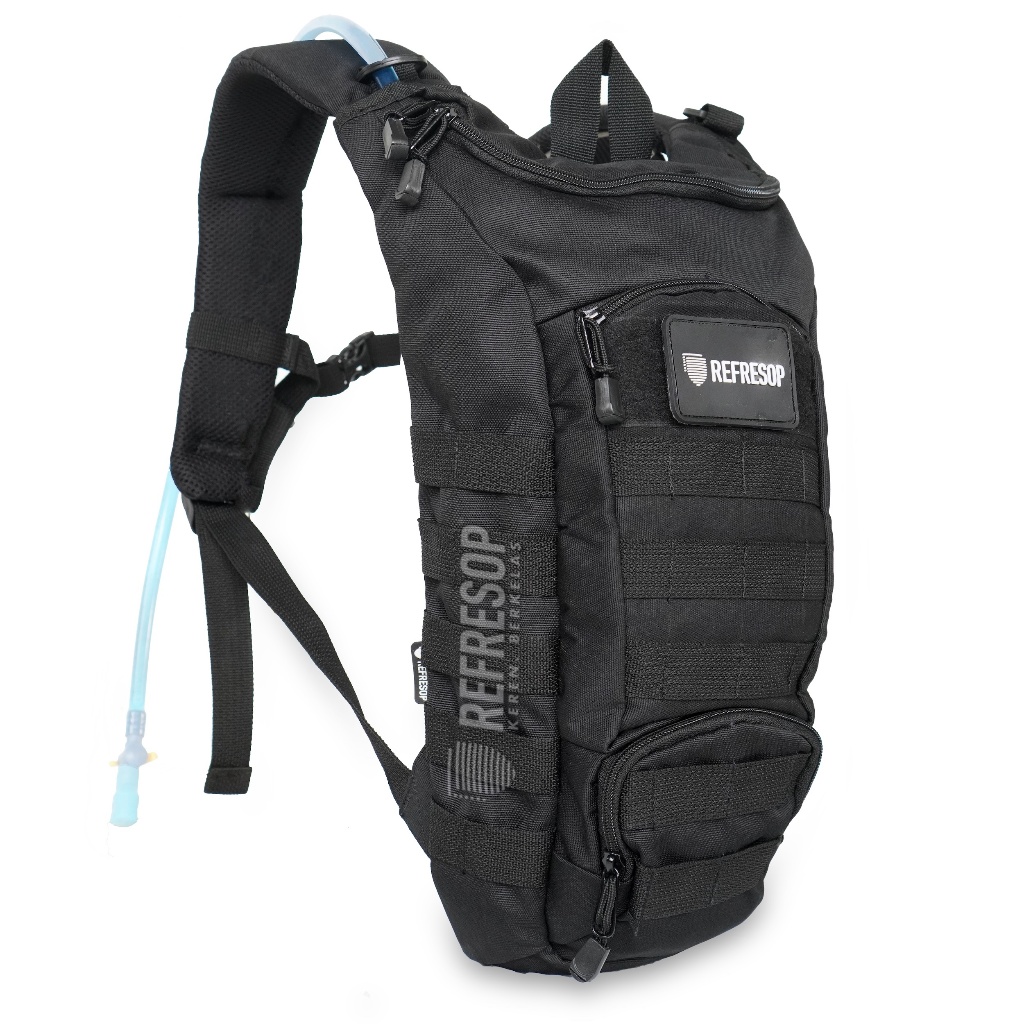 REFRESOP Original PX214 Army Hydropack Tactical Bicycle Backpack – สีดํา