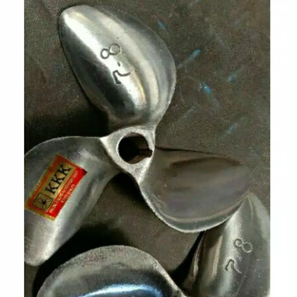 ใบพัดอลูมิเนียม ง3 x 7/8, 8/9, 9/10, 10-11 3 ใบ ผูกปม พัดลมเรือ ง3 7-8