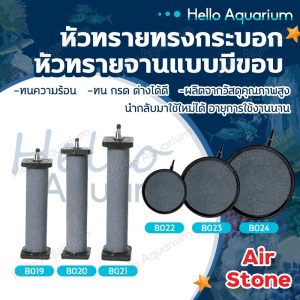 หัวทรายทรงกระบอก B016/B019/B020/B021 และหัวทรายจานแบบมีขอบ B022/B023 และ B024