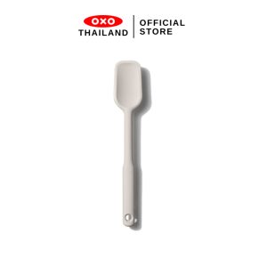 OXO ไม้พายซิลิโคน ทรงช้อนกลม สีข้าวโอ๊ต l Silicone Spoon Spatula Oat ของแท้ 100%