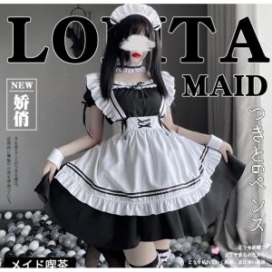 อ่านรายละเอียดไซส์ด้านล่างก่อนสั่ง ชุดคอสเพลย์แม่บ้านชุดเมด ชุดโลลิต้าชุดแม่บ้าน