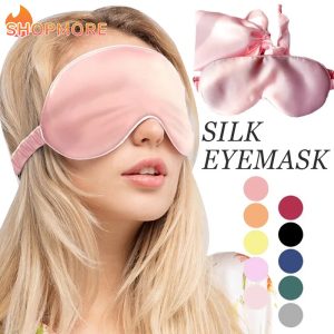 ผ้าปิดตานอนหลับ แบบยืดหยุ่น สองด้าน ระบายอากาศได้ดี สีสันสดใส สําหรับเดินทาง