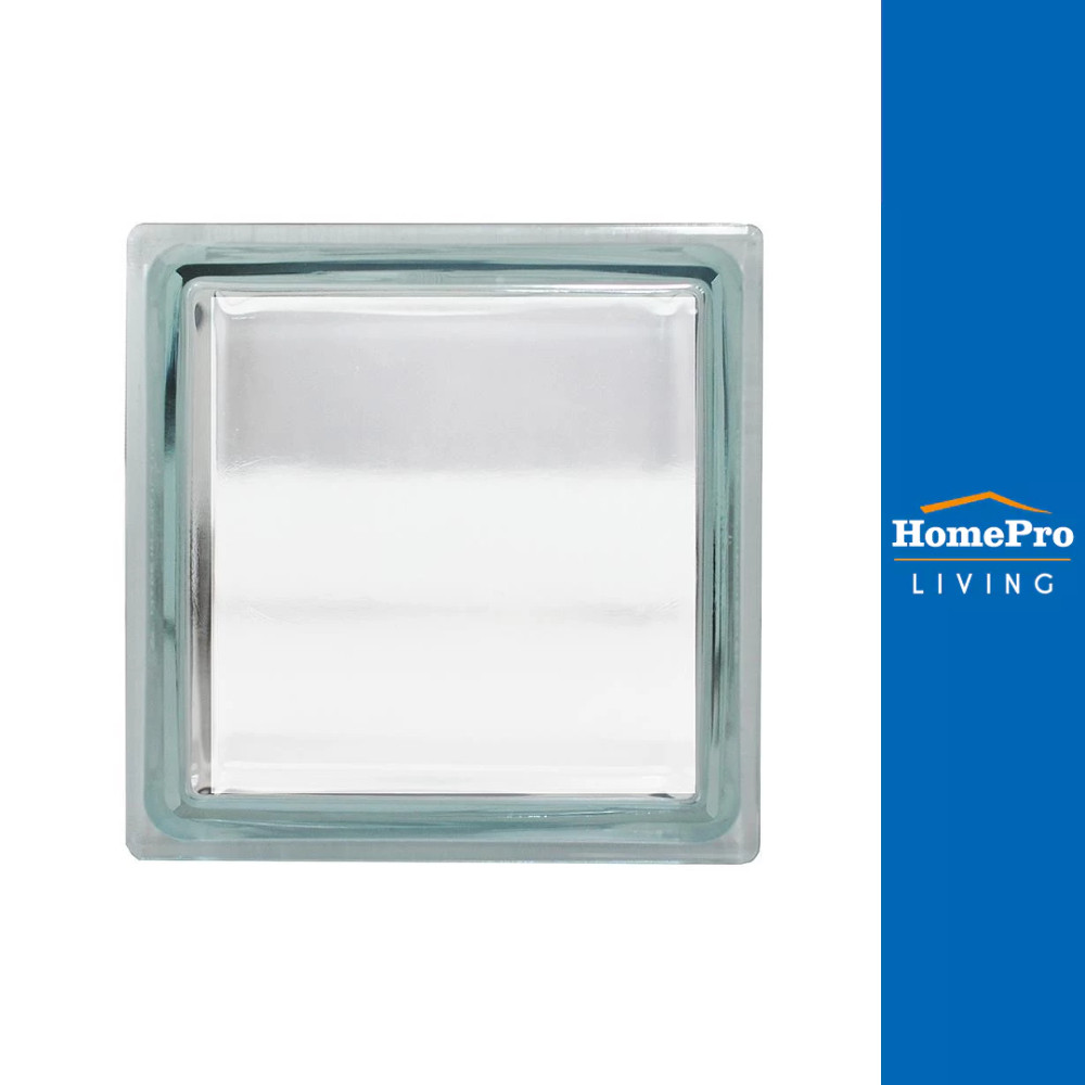 ช้างแก้ว อิฐแก้ว 19x19x8 ซม. หยาดเพชร NEXT สีใส