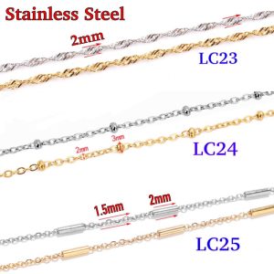 LC23-LC25 อะไหล่สร้อยสแตนเลสแท้ 100%