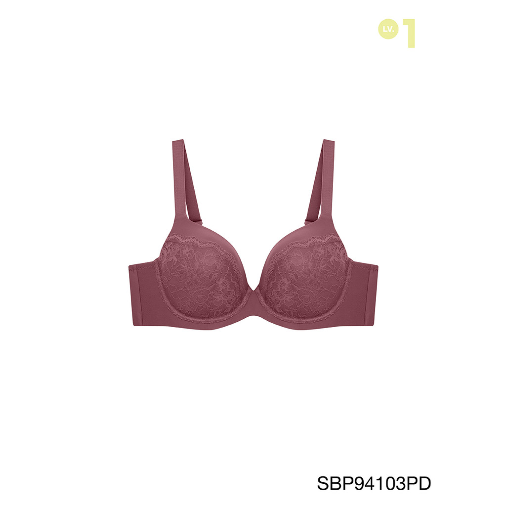 Sabina Microfiber Level 1 เสื้อชั้นใน  มีโครง รหัส SBP94103PD – สีชมพูเข้ม
